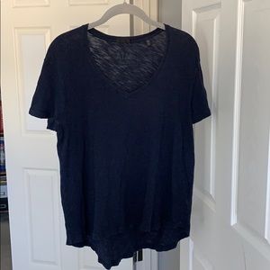 NEW ATM Deep Blue Navy Short Sleeve Tee XS/S